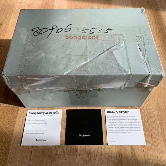 Songmont Medium Song Bag in Taupe – Full-Grain Leather, Like New w/ Dust Bag - Picture 14 of 16